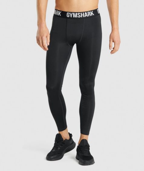 Men's Gymshark Element Baselayer Leggings Black | CA 0658D3